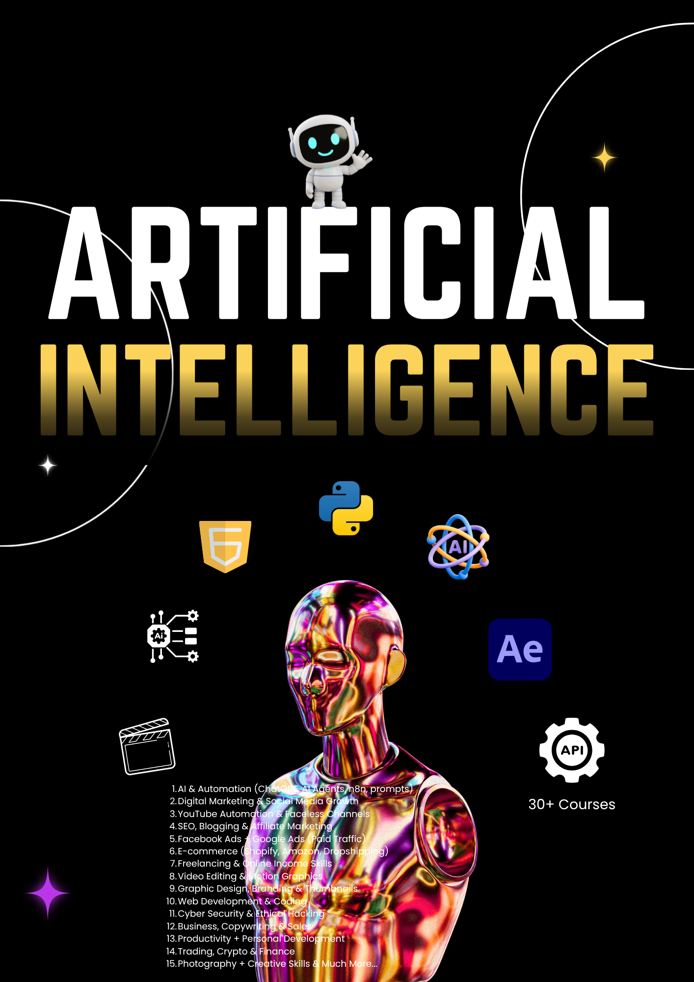 Ultimate Ai Mastery Course | Programming, AI, Digital Marketing, SEO & Photoshop Courses (Lifetime Access)